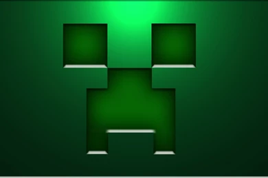 Minecraft Wallpapers The Creeper Face In Steel