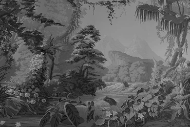 Yrmural   Hand Painted Wallpaper,Chinoiserie Wallpaper,Silk Wallpapers