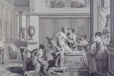 Surface Fragments: Psyche Wallpapers Panel By J. Dufour