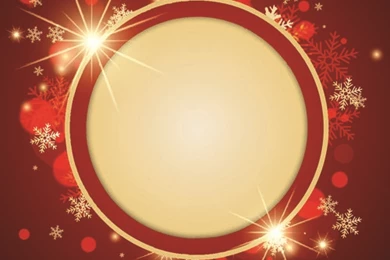 Ornate Red Christmas Backgrounds Vector Material 06   Vector ...