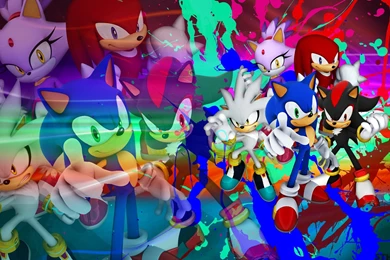 Sonic, Shadow, Silver, Blaze, Knuckles   Wallpapers By ...
