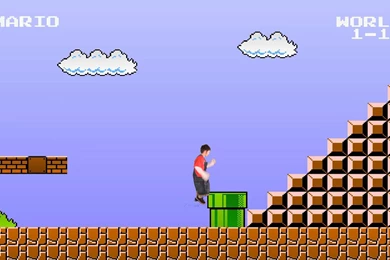 Super Mario Bros   Green Screen   HD   YouTube