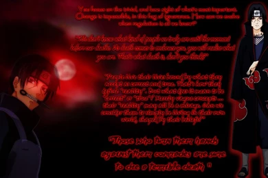 Itachi Quotes Wallpaper. QuotesGram