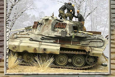 Any Pictures Of The King Tiger In Winter Camouflage!   Armchair ...