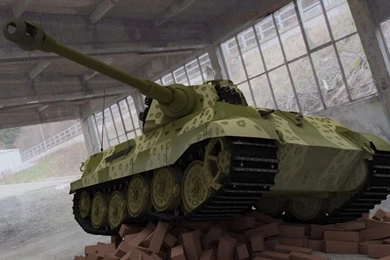 King Tiger Panzer VI B Clay Render By Shareck On DeviantArt