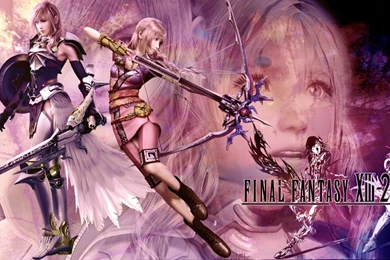Lightning And Serah (FFXIII 2) Wallpaper(1350x750) By ...