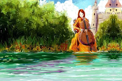 Dreamy And Peaceful : Noon Saram Illustrations (Vol.01) 1024x768 ...