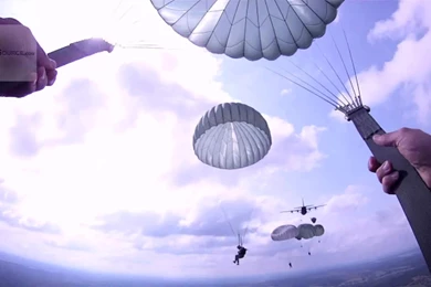 Through The Eyes Of A Paratrooper: Soldiers Jumps Out Of A C 130 ...