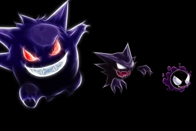 Gengar, Haunter And Gastly In Pokemon Wallpapers   Game Wallpapers ...
