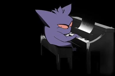 Wallpapers   Gengar Playing Piano By Dunnik On DeviantArt