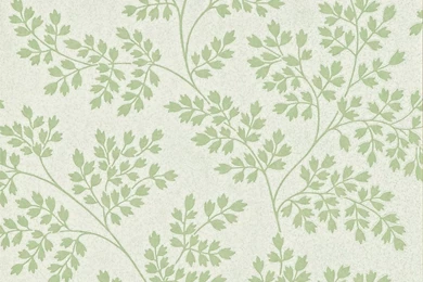 Coralie Wallpapers   Leaf Green/Ivory (DCAVCO103)   Sanderson ...