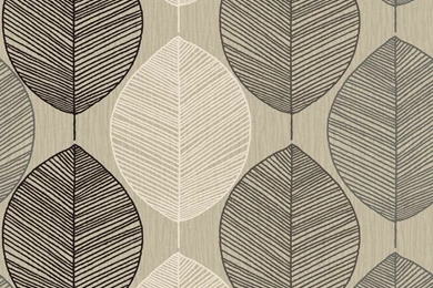 Arthouse Retro Leaf Pattern Leaves Motif Designer Wallpapers 408206