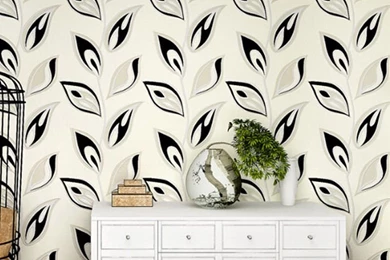 Popular Leaf Pattern Wallpaper Buy Cheap Leaf Pattern Wallpapers ...