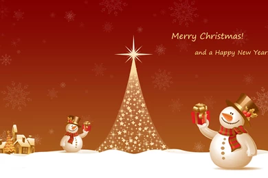 Snowman New Year Wallpapers
