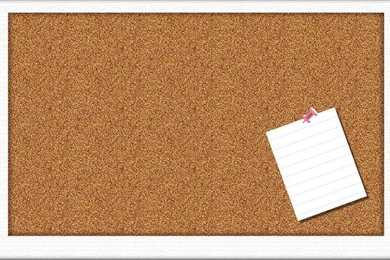 Corkboard With Note By Speakingsoul On DeviantArt