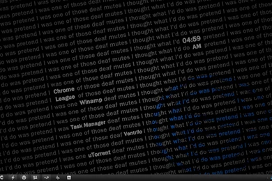 Stand Alone Complex : Rainmeter