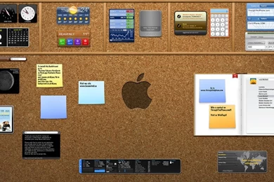 Apple iMac 27" Lion Dashboard Wallpapers