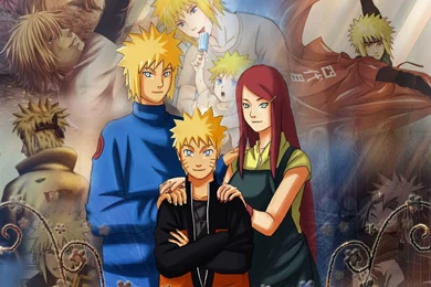 Naruto Vf Wallpapers: Namikaze Minato And Uzumaki Kushina