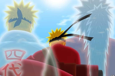 NARUTO JIRAIYA MINATO WALLPAPER   (