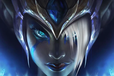 Download Wallpapers 2560x1080 League Of Legends, Morgana, Art, Girl ...