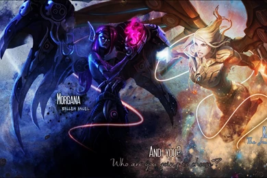 Morgana Kayle Wallpapers League Of Legends By Iskierka0 On DeviantArt