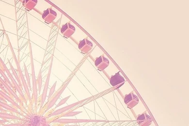 Pink Ferris Wheel ★ Find More Pastel Wallpapers For Your