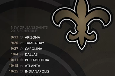 New Orleans Saints   2015 Schedule   Desktop & Mobile   Album On Imgur