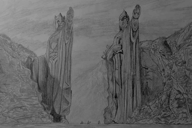 Argonath LOTR By Minas Tirith Hakan On DeviantArt