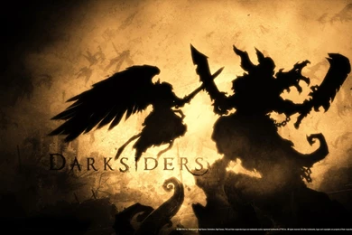 Download Wallpapers 3840x2400 Darksiders, Battle, Wings, Sword, War ...