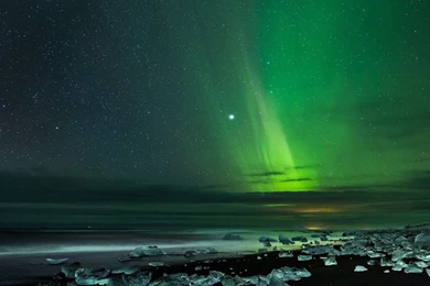 Winter Cabin And The Northern Lights Wallpapers » WallDevil   Best ...