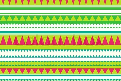Seamless Vector Tribal Texture. Tribal Vector Pattern. Colorful ...