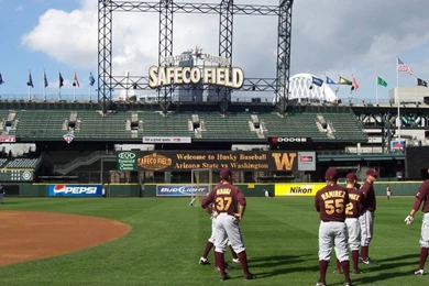 Photo Gallery: ASU Baseball At Safeco Field Arizona State Sun Devils