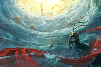 Sun Wukong, Monkey King, Fantasy Art, Fabric   HD Wallpapers