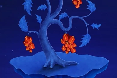 Awesome Christmas Tree Gifts Iphone 4 Wallpapers Free 640x960 Hd ...