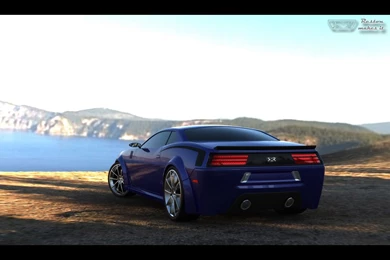 2008 Cuda Concept Design By Rafael Reston Jamaica Blue Rear ...
