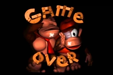 Donkey Kong Country Game Over   YouTube