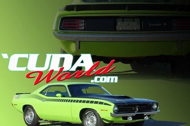 Lime Green Cuda Wallpapers   50095