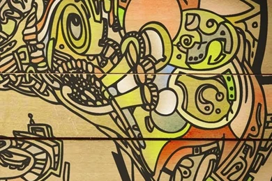 Wood Graffiti Wallpapers   640x1136