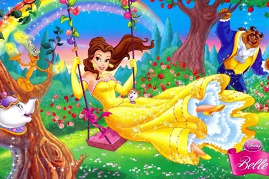 Disney Cartoon, Beauty And The Beast Wallpapers