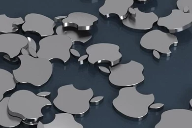 Weekend iPad Wallpapers: Apple Logos