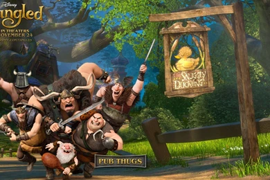 Tangled: Pug Thugs HD Wallpapers