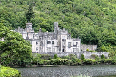 Download Wallpapers Kylemore Abbey, Connemara County, Galway ...
