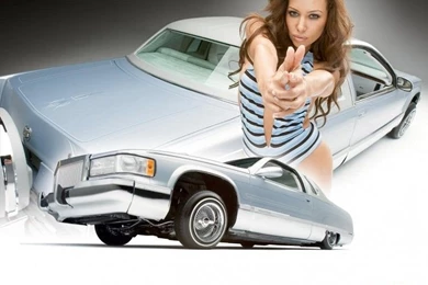 Wallpapers Cars > Wallpapers LowRider Cadilliac Broughram 1996 De ...