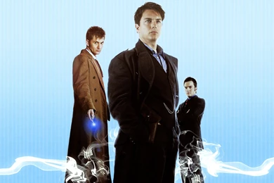 David Tennant Torchwood Doctor Who John Barrowman Tenth