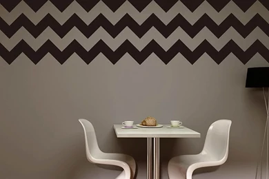 Aliexpress.com : Buy DIY Chevron Stripes Wall Stickers Decorative ...