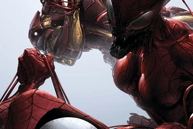 Carnage Against Spider Man And Iron Man Mobile Wallpapers 13068