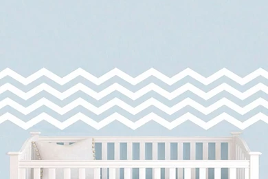 DIY Chevron Wall Sticker Chevron Stripe Wall Decals Modern Mural ...