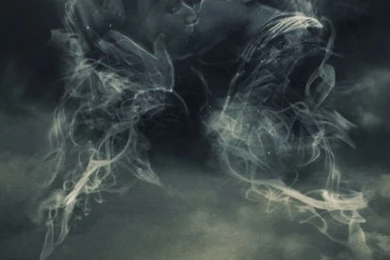 600x1024 Kissing Couple Smoke Illusion Galaxy Tab 2 Wallpapers