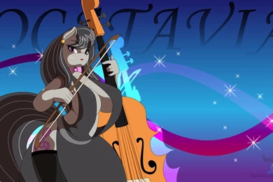 Saucy Anthro Octavia (Wallpaper) By Dekomaru On DeviantArt