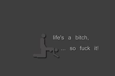 Life's A Bitch By Meexxx On DeviantArt